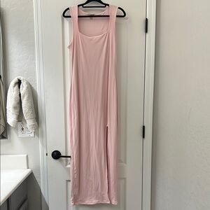 Justify Pink Sleeveless Sheath Maxi Dress